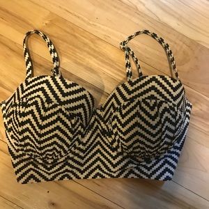 Chevron print bikini